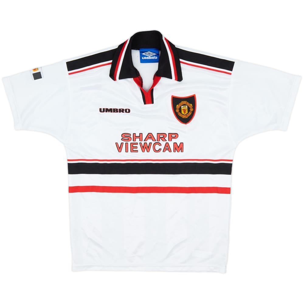 1997-99 Manchester United Away Shirt - 8/10 - (L.Boys)