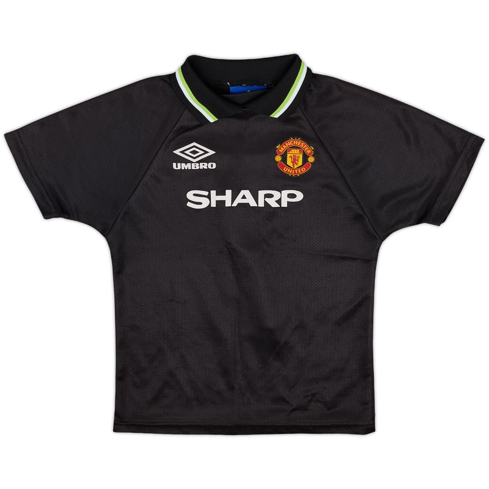1998-99 Manchester United Third Shirt #7 (Beckham) - 8/10 - (6-7 Years)