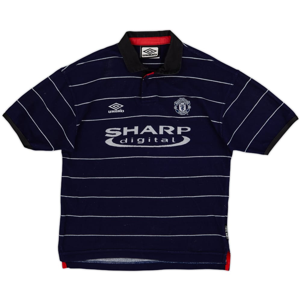 1999-00 Manchester United Away Shirt - 8/10 - (M.Boys)