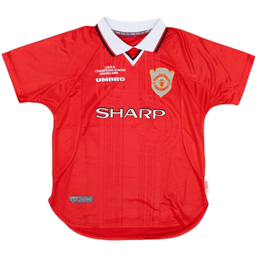 1999-00 Manchester United 'CL Winners' Shirt - 7/10 - (M.Boys)