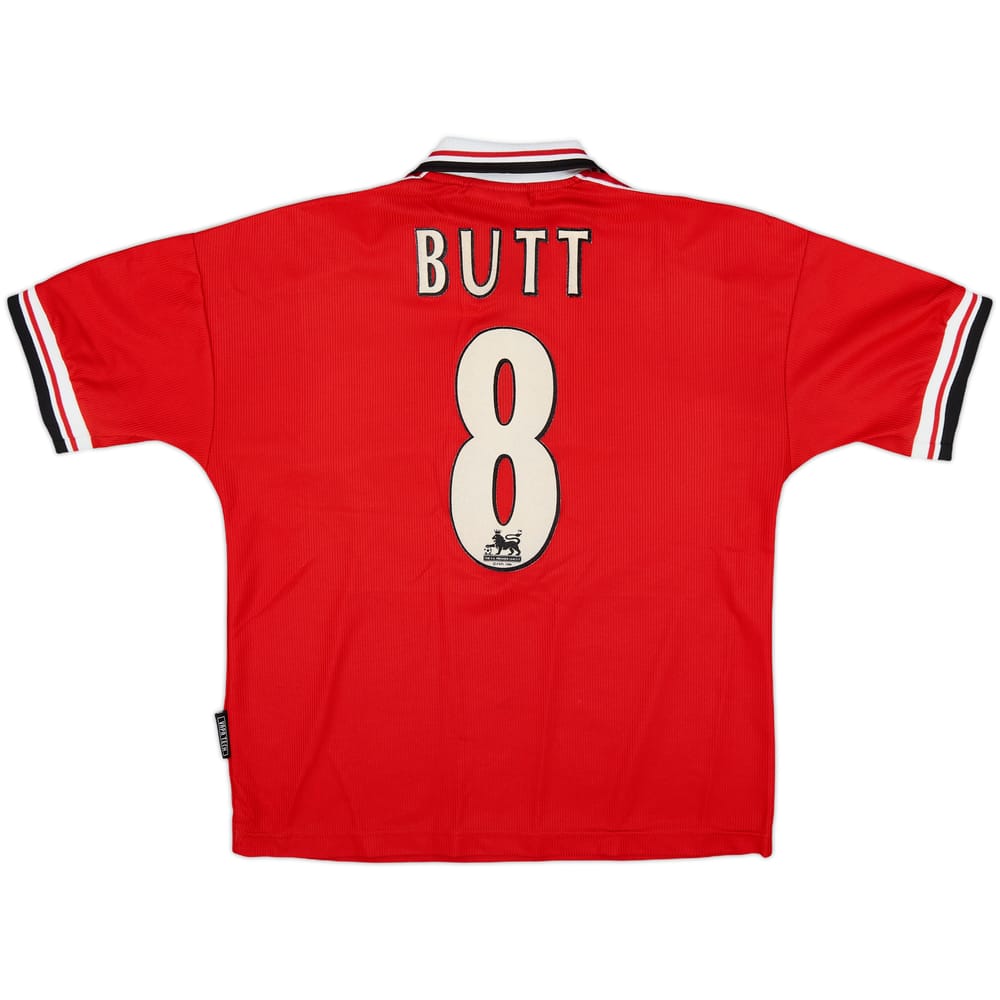 1998-00 Manchester United Home Shirt Butt #8 - 6/10 - (Y)