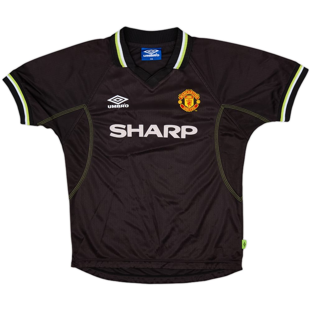 1998-99 Manchester United Third Shirt - 8/10 - (L.Boys)