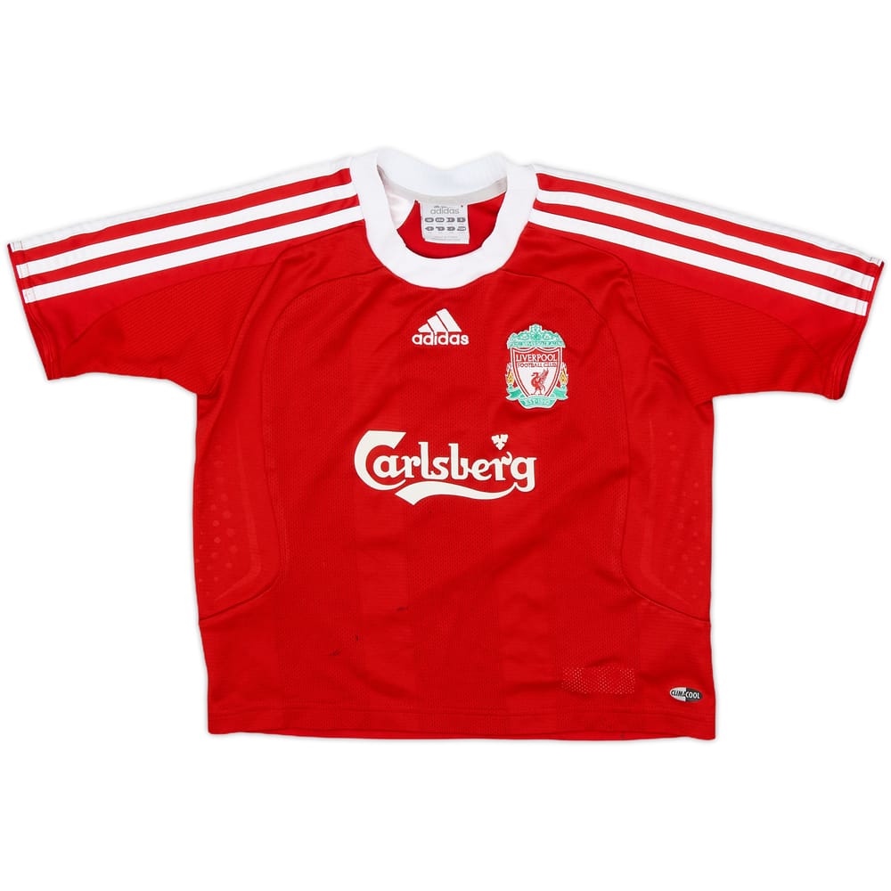 2008-10 Liverpool Home Shirt - 6/10 - (5-6 Years)
