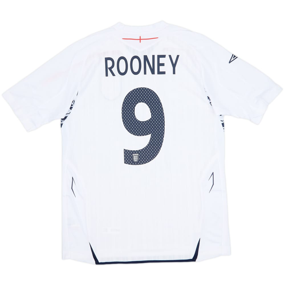 2007-09 England Home Shirt Rooney #9 (M)