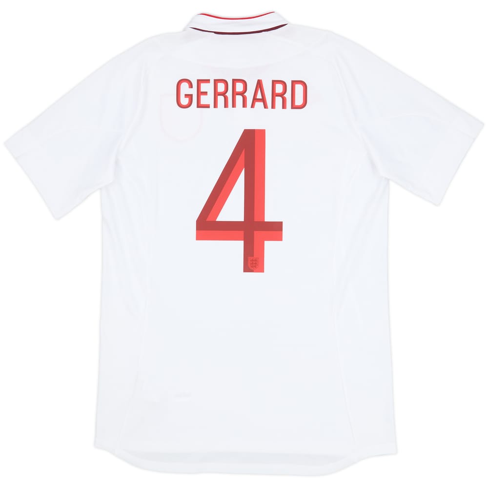 2012-13 England Home Shirt Gerrard #4 (M)