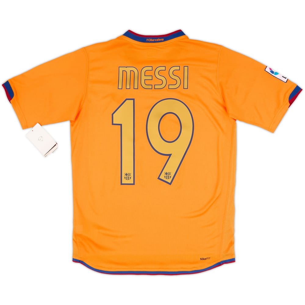 2006-08 Barcelona Away Shirt Messi #19 (XL.Boys)