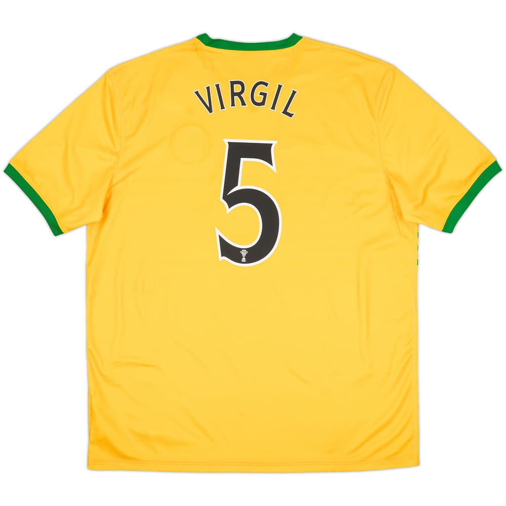 2013-14 Celtic Away Shirt Virgil #5 (XL)