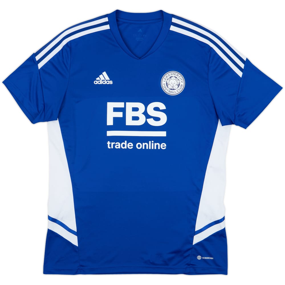 2022-23 Leicester adidas Training Shirt - 9/10 - (L)