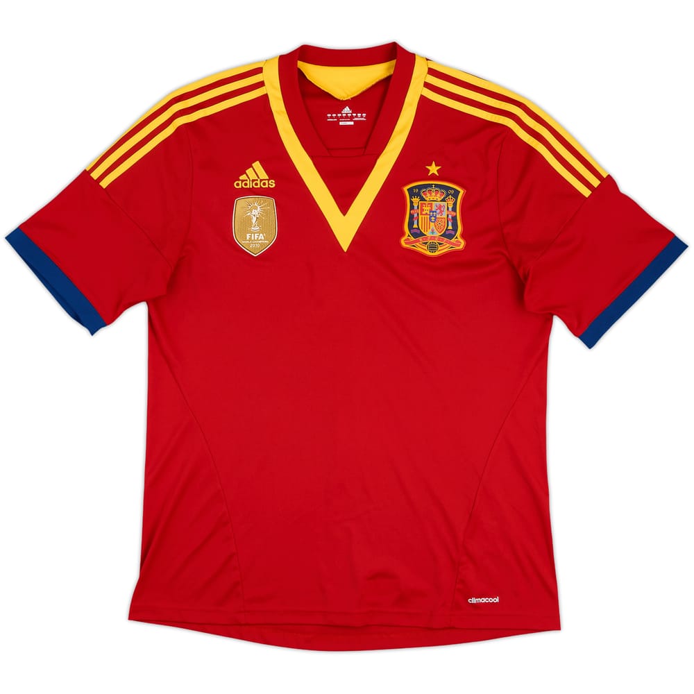 2013 Spain Confederation Cup Home Shirt - 8/10 - (L)