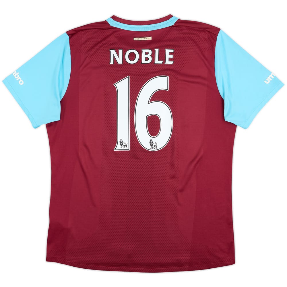 2015-16 West Ham 'Boleyn' Home Shirt Noble #16 - 8/10 - (XL)