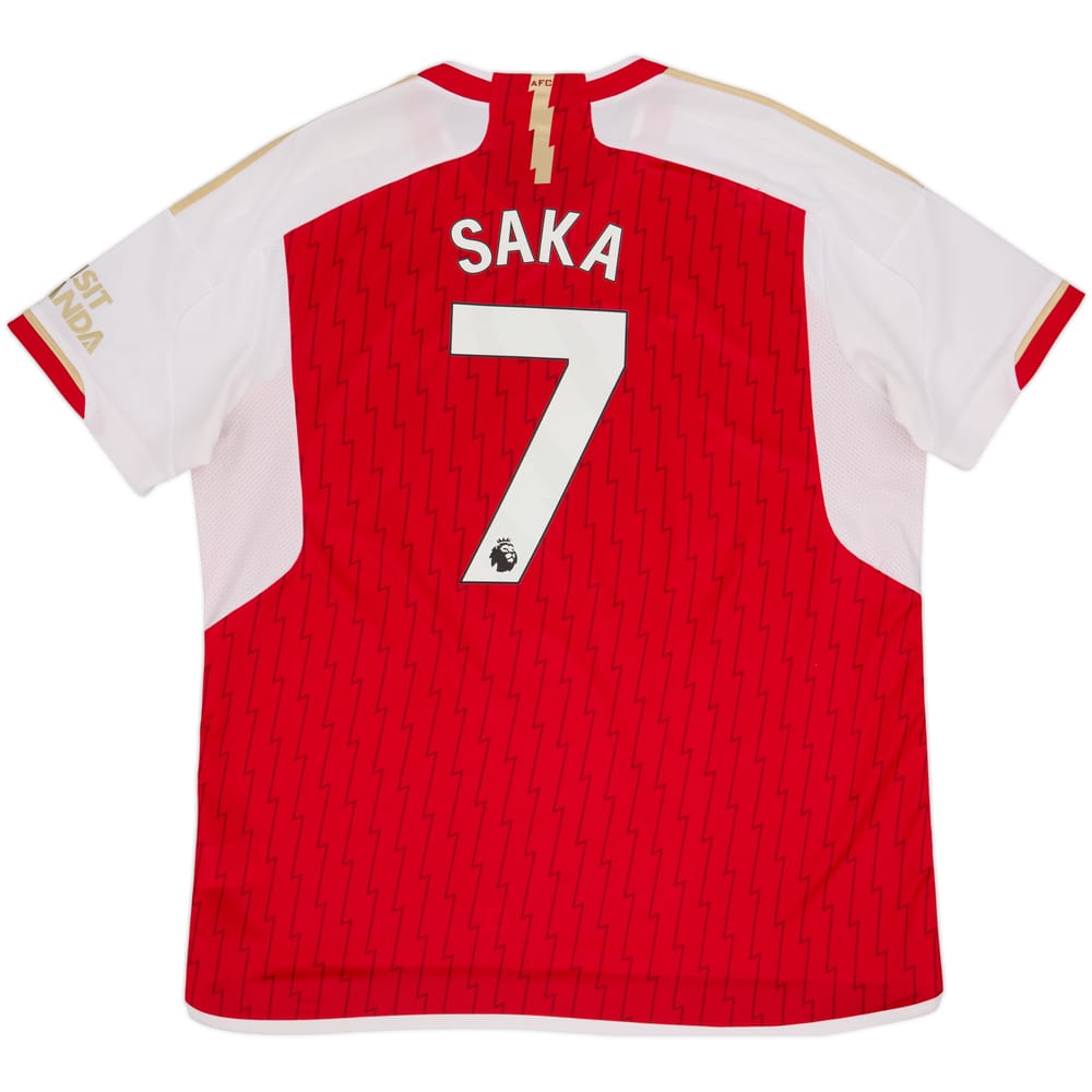 2023-24 Arsenal Home Shirt Saka #7 - 6/10 - (XXL)