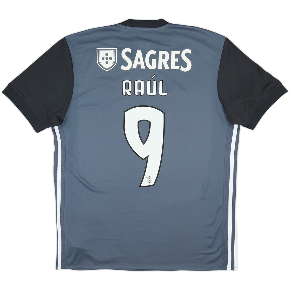 2017-18 Benfica Away Shirt Raul #9 - 8/10 - (L)