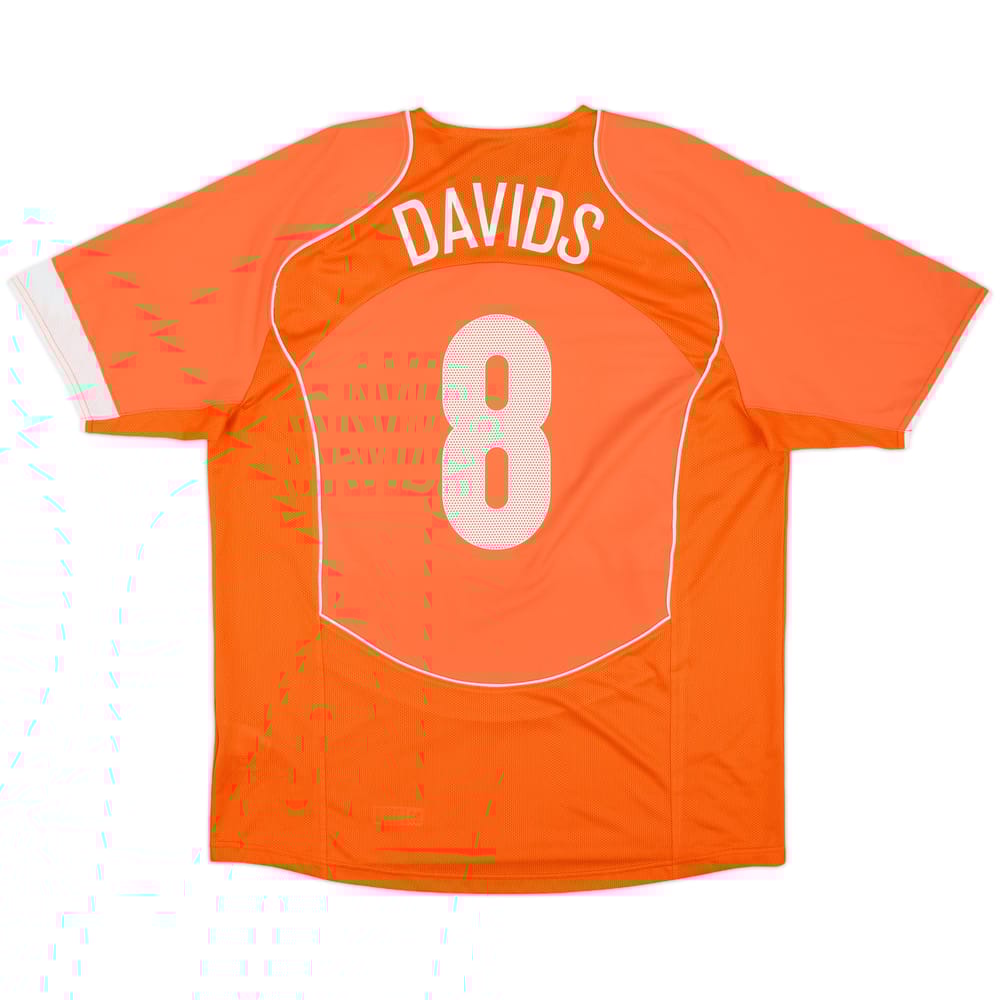 2004-06 Netherlands Home Shirt Davids #8 - 6/10 - (XL)
