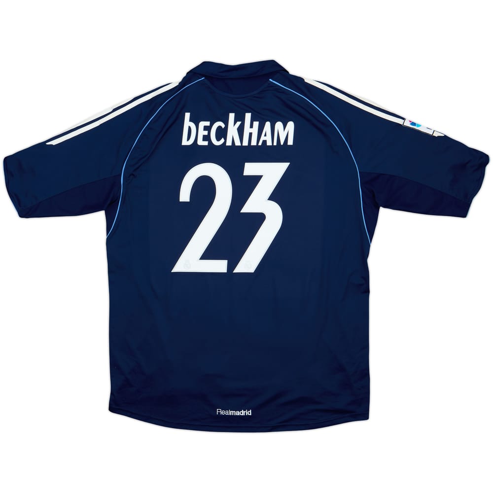 2005-06 Real Madrid Away Shirt Beckham #23 - 8/10 - (XL)
