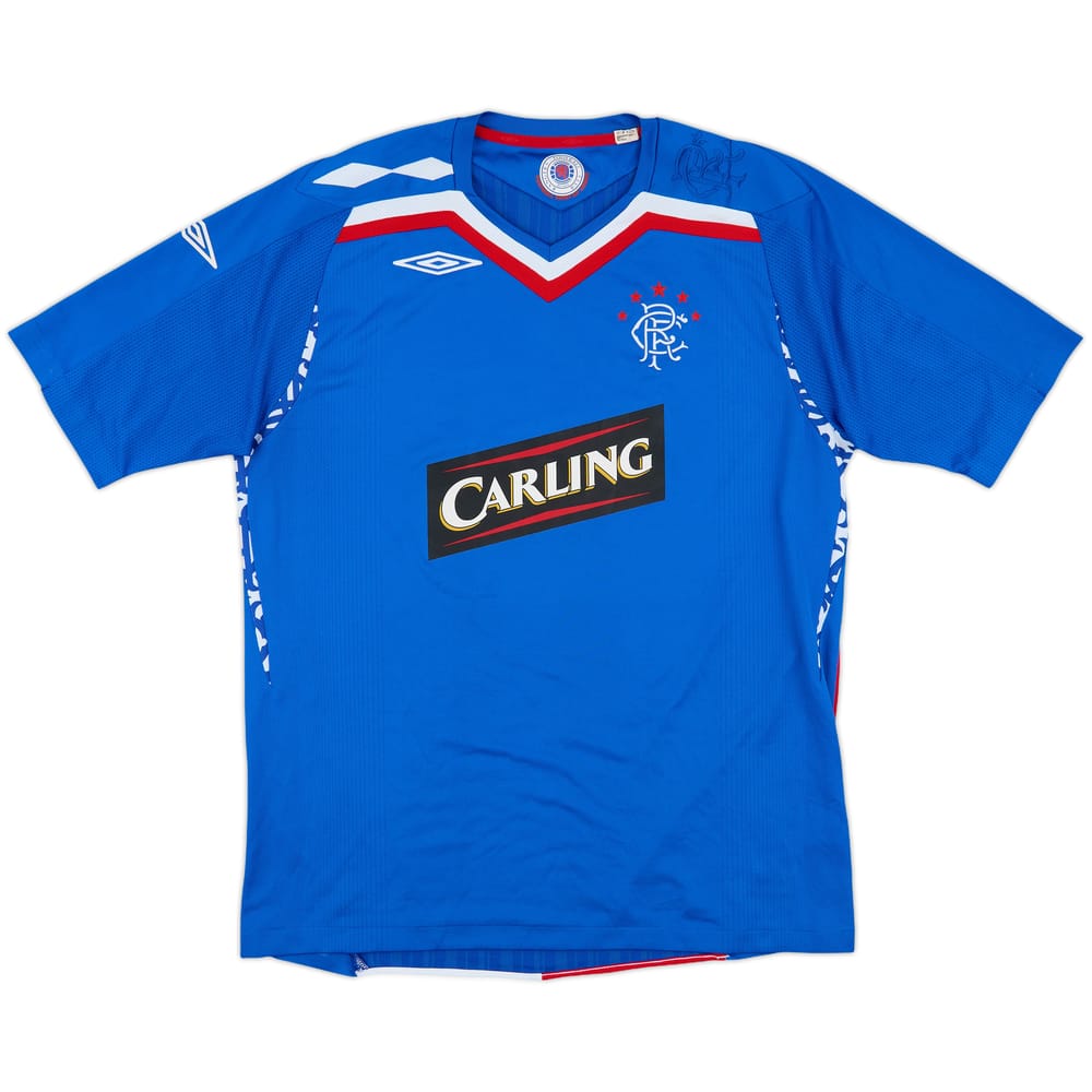 2007-08 Rangers Home Shirt - 8/10 - (L)