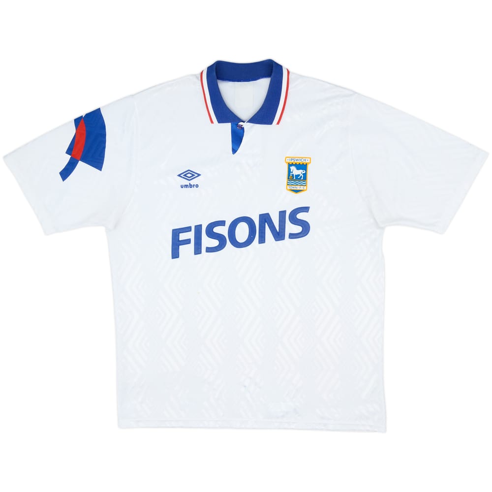1991-92 Ipswich Away Shirt - 9/10 - (XL)