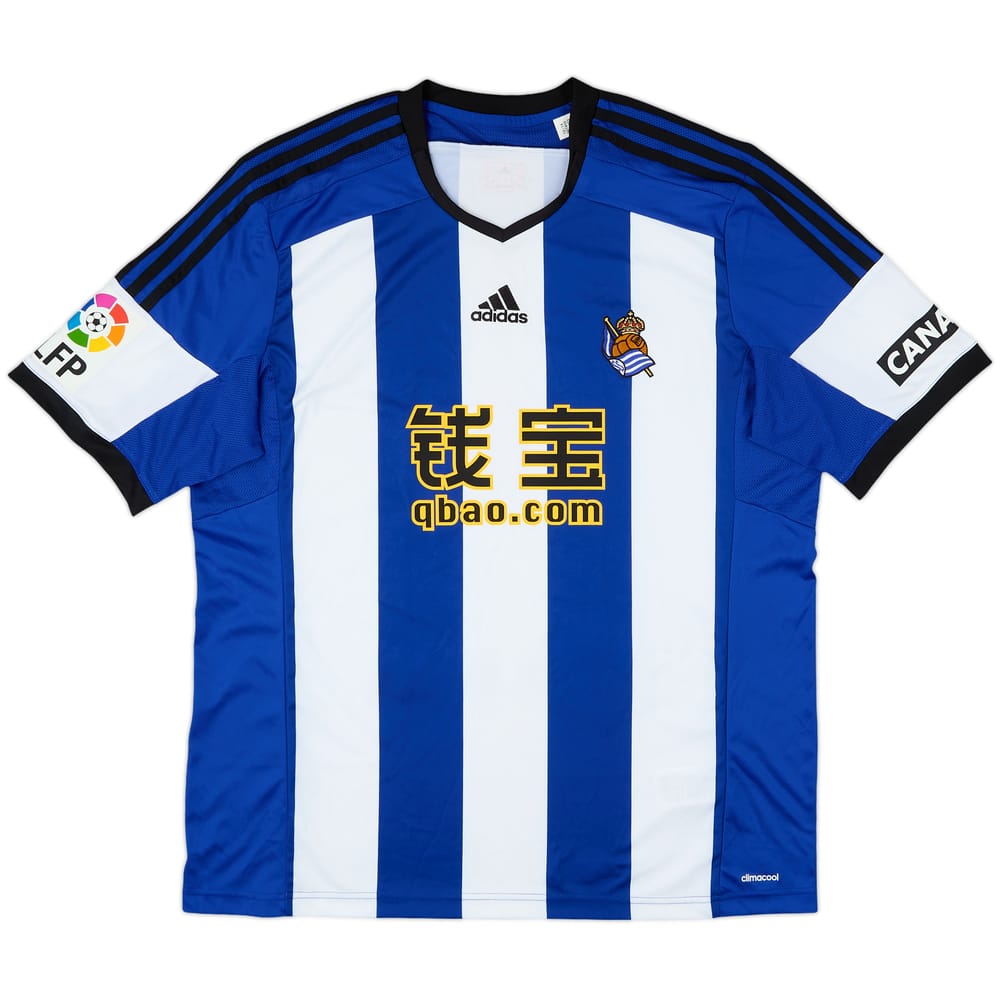2014-15 Real Sociedad Home Shirt - 8/10 - (XL)