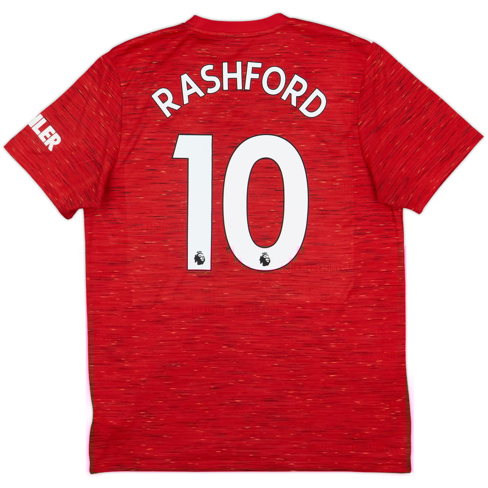 2020-21 Manchester United Home Shirt Rashford #10 - 10/10 - (L)