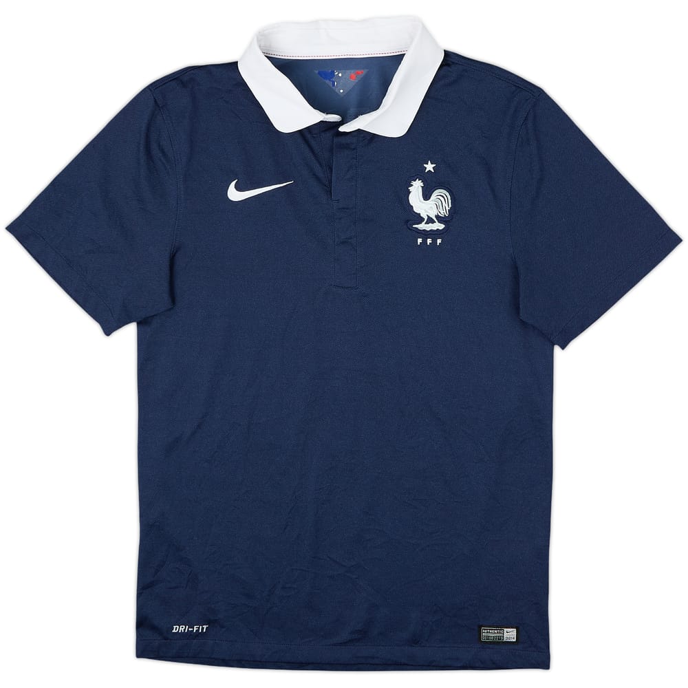 2014-15 France Home Shirt - 8/10 - (S)