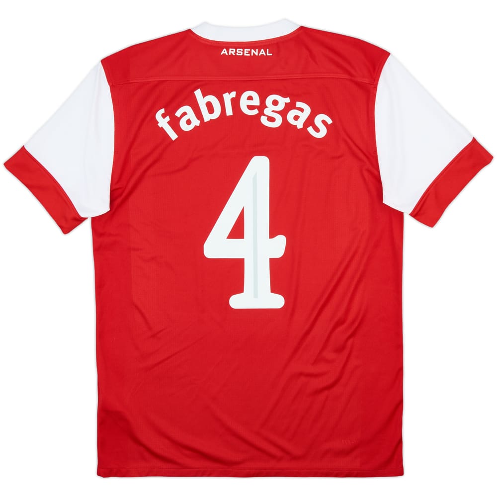 2010-11 Arsenal Home Shirt Fabregas #4 - 7/10 - (M)