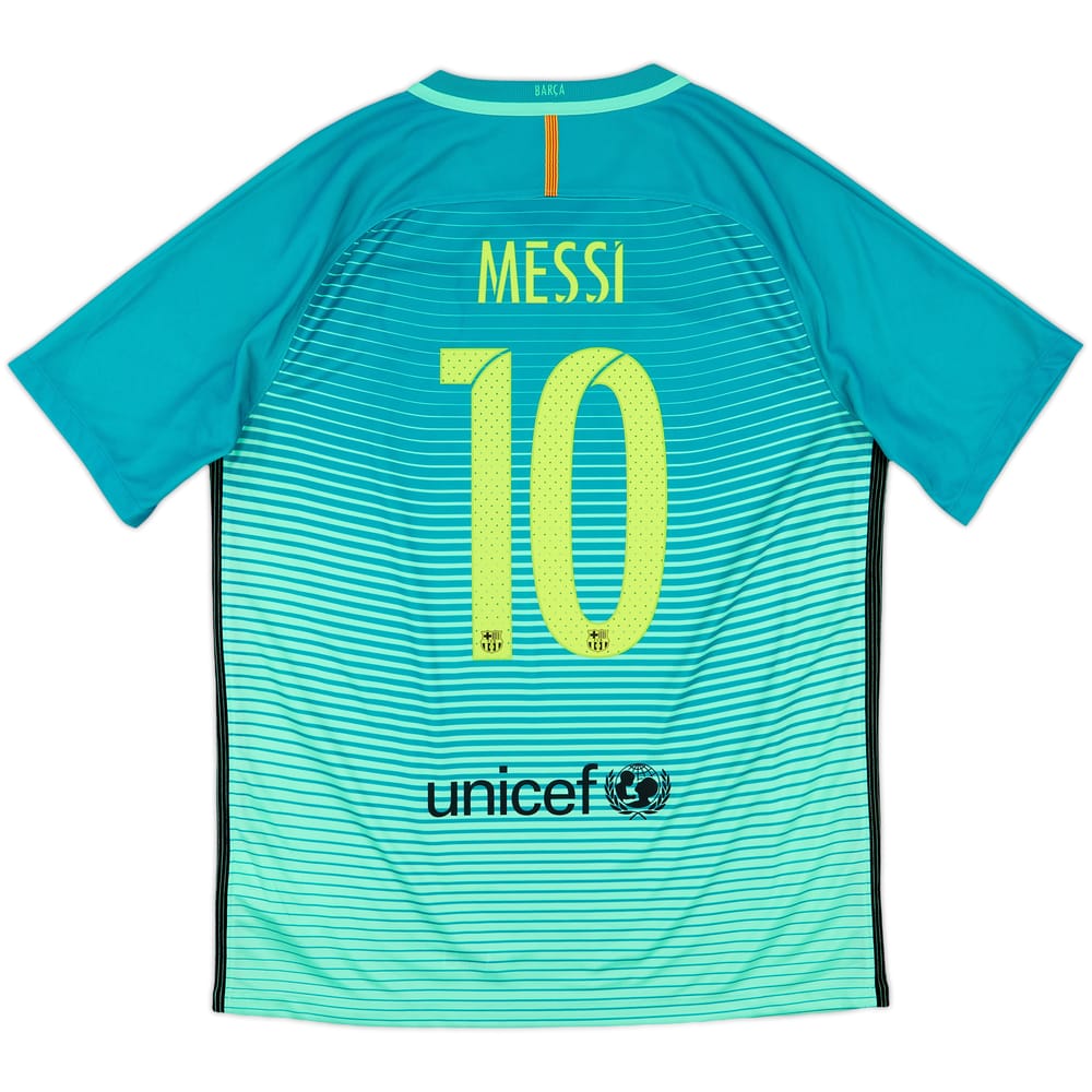 2016-17 Barcelona Third Shirt Messi #10 - 8/10 - (L)
