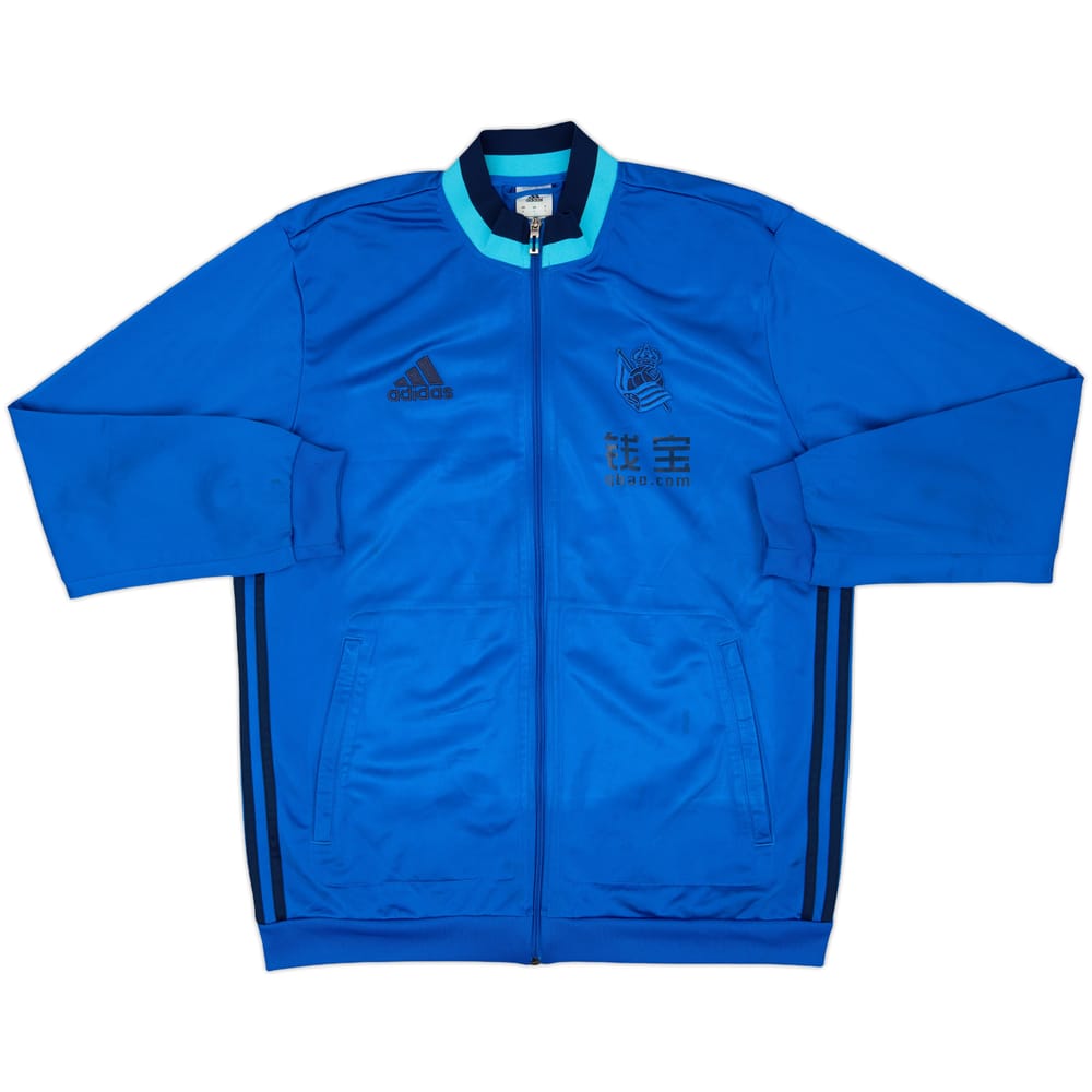 2015-16 Real Sociedad adidas Track Jacket - 8/10 - (L)