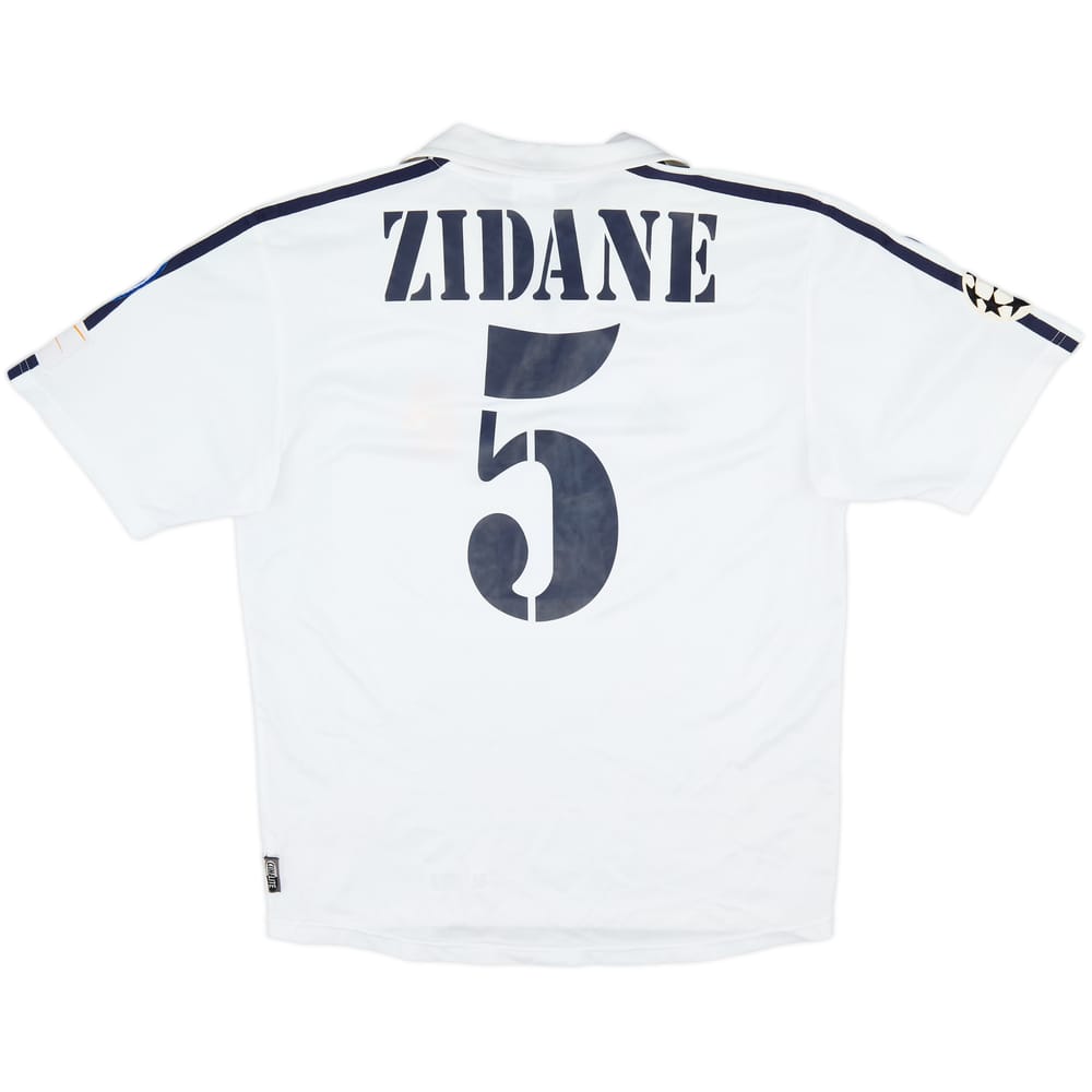 2002-03 Real Madrid Centenary Home Shirt Zidane #5 - 6/10 - (S)