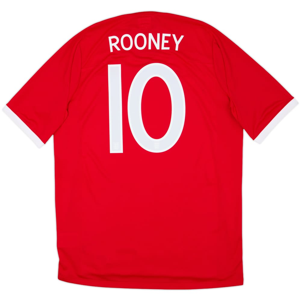 2010-11 England Away Shirt Rooney #10 (L)