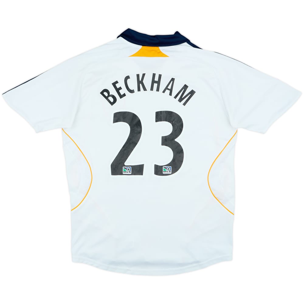 2007-08 LA Galaxy Home Shirt Beckham #23 - 7/10 - (M)