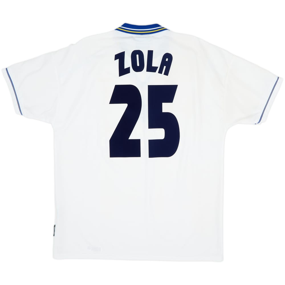 1998-00 Chelsea Away Shirt Zola #25 - 8/10 - (XL)