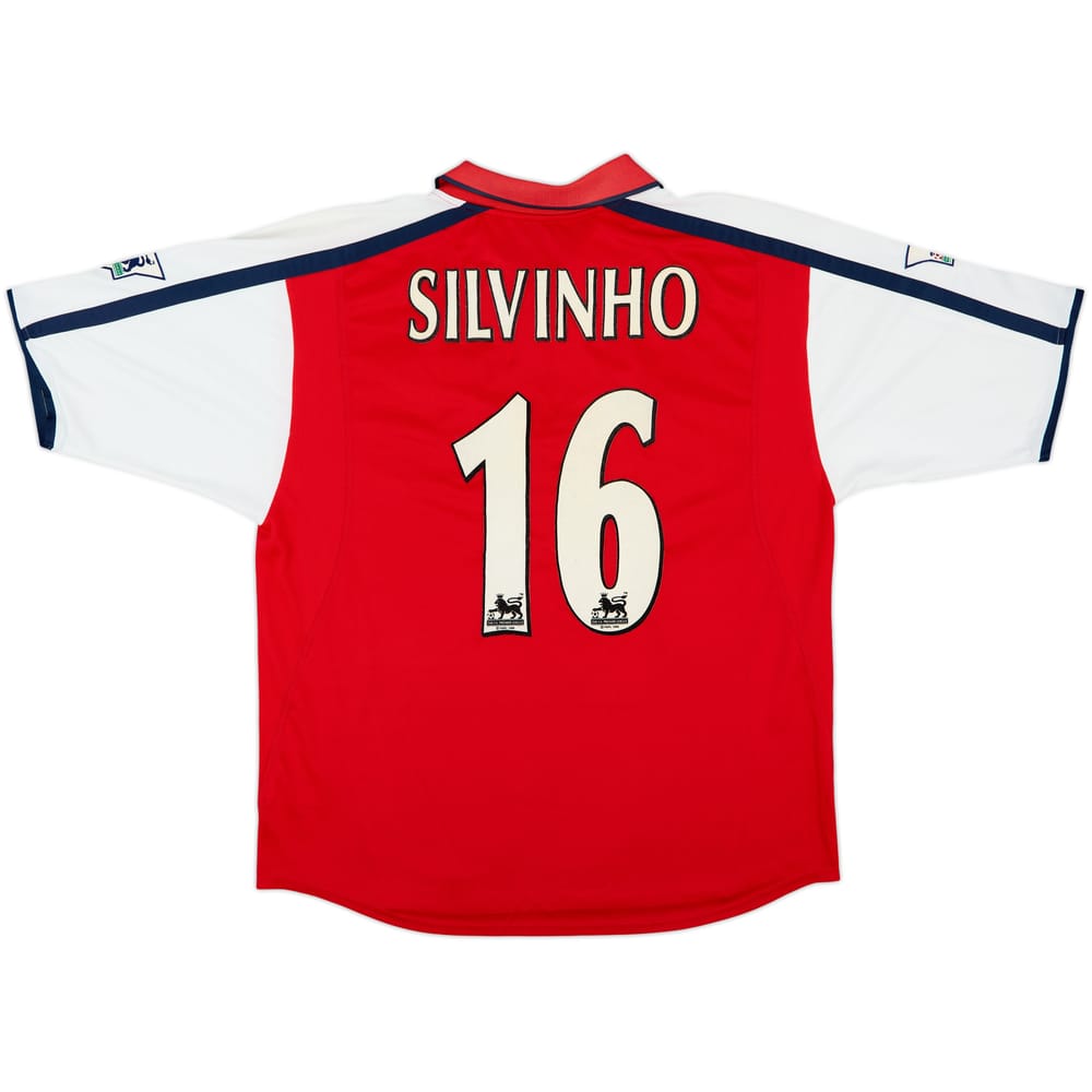 2000-02 Arsenal Home Shirt Silvinho #16 - 6/10 - (L)