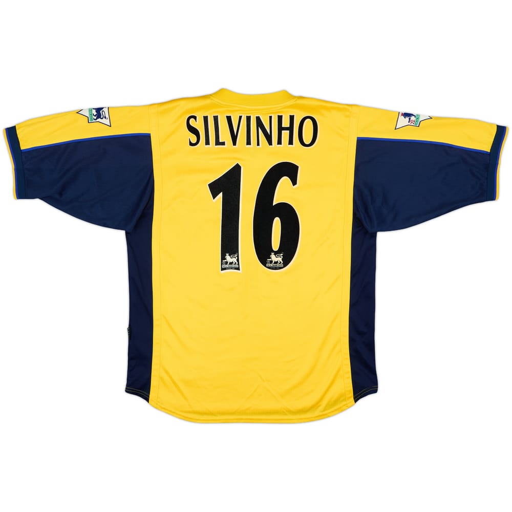 1999-01 Arsenal Away Shirt Silvinho #16 - 8/10 - (L)