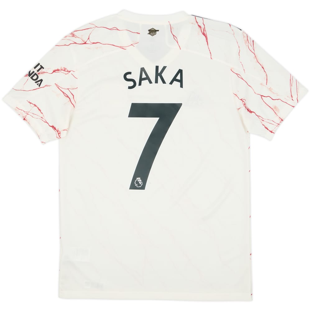 2020-21 Arsenal Away Shirt Saka #7 - 8/10 - (M)