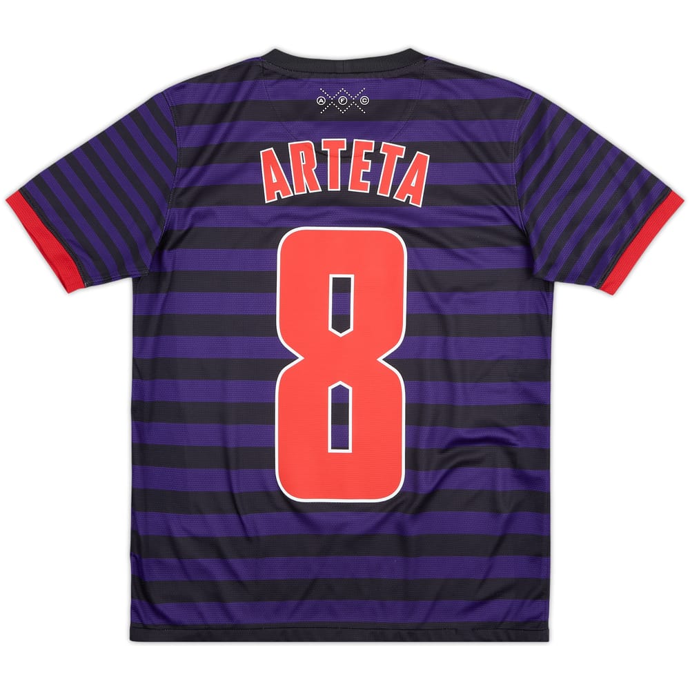 2012-13 Arsenal Away Shirt Arteta #8 - 8/10 - (L.Boys)