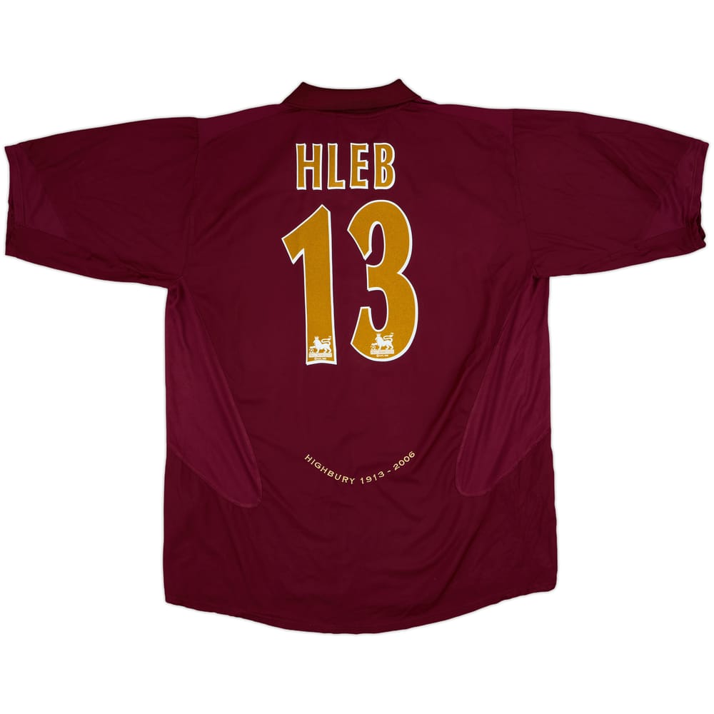 2005-06 Arsenal Home Shirt Hleb #13 - 8/10 - (XXL)