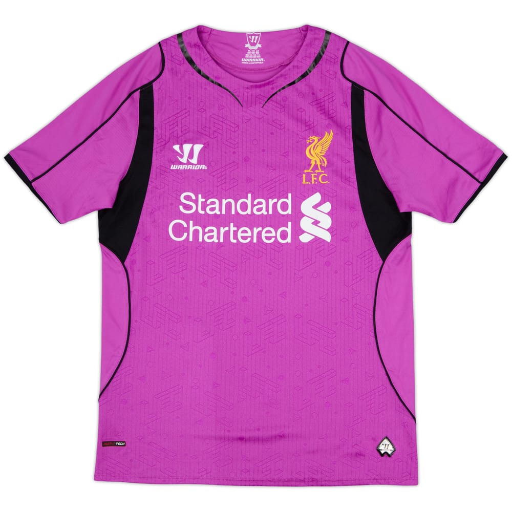 2014-15 Liverpool GK S/S Shirt - 8/10 - (L.Boys)