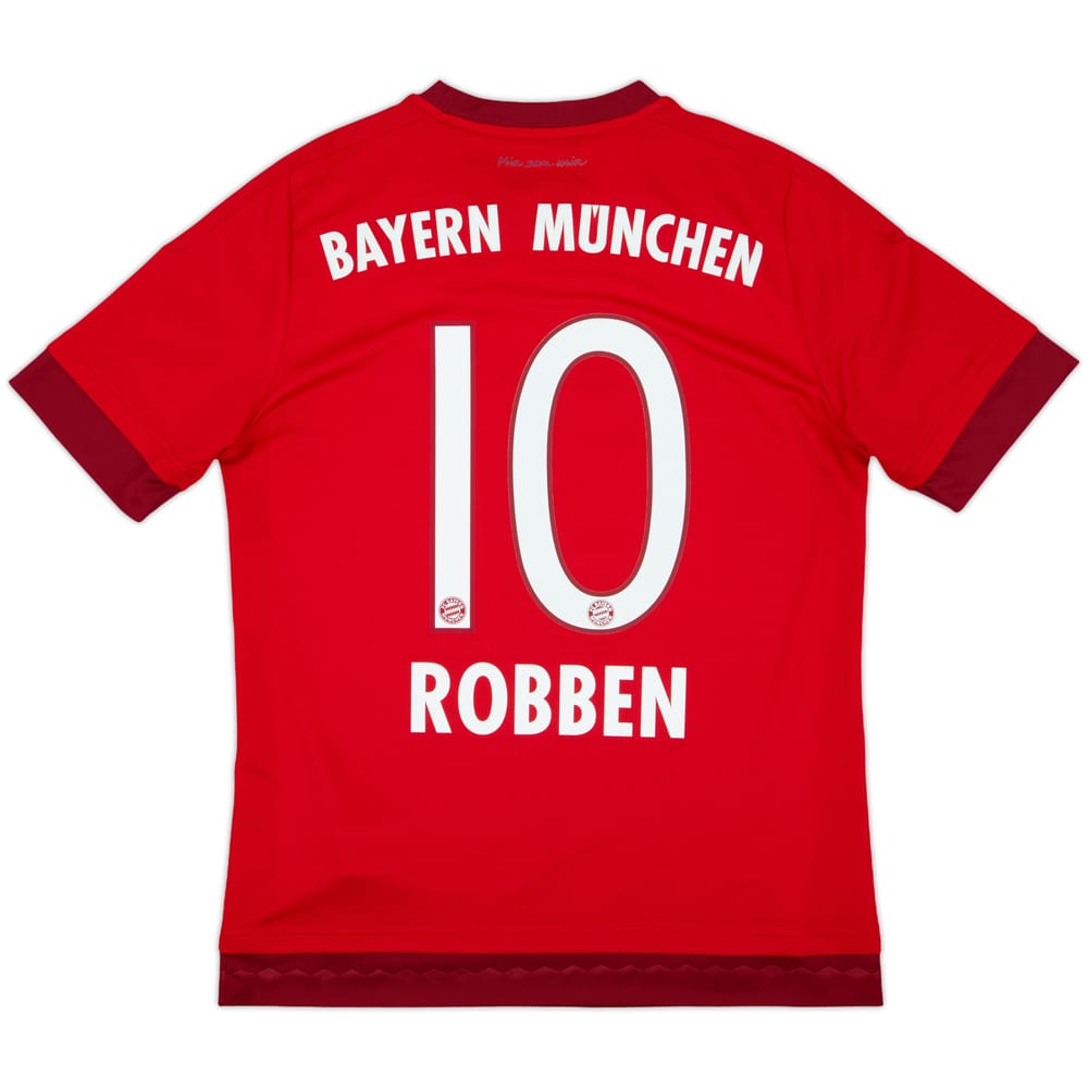 2015-16 Bayern Munich Home Shirt Robben #10 - 9/10 - (XL.Boys)
