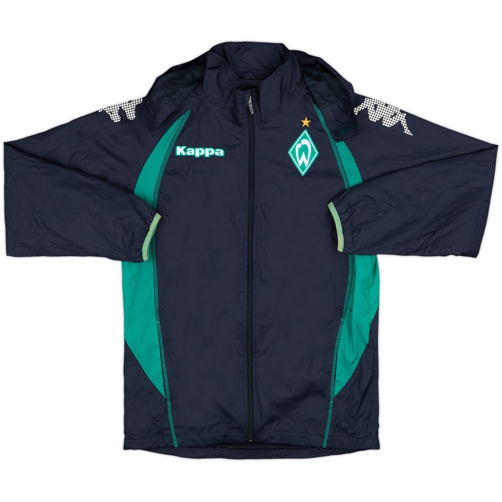 2008-09 Werder Bremen Kappa Hooded Rain Jacket - 8/10 - (XL.Boys)