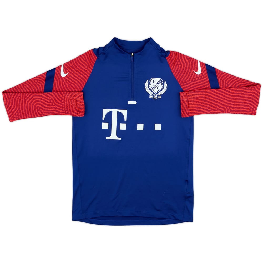 2020-21 Utrecht Nike 1/4 Zip Training Top - 8/10 - (L.Boys)