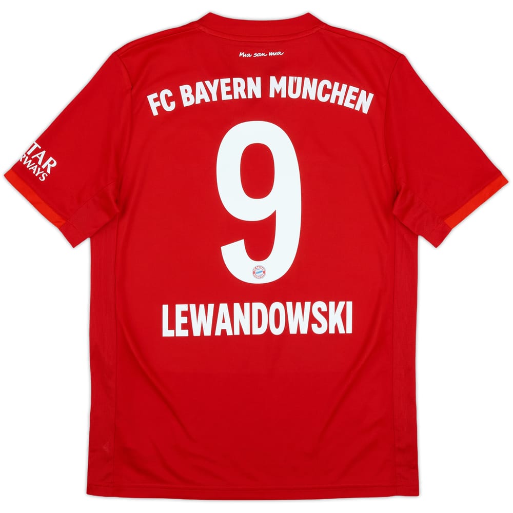 2019-20 Bayern Munich Home Shirt Lewandowski #9 - 9/10 - (XL.Boys)