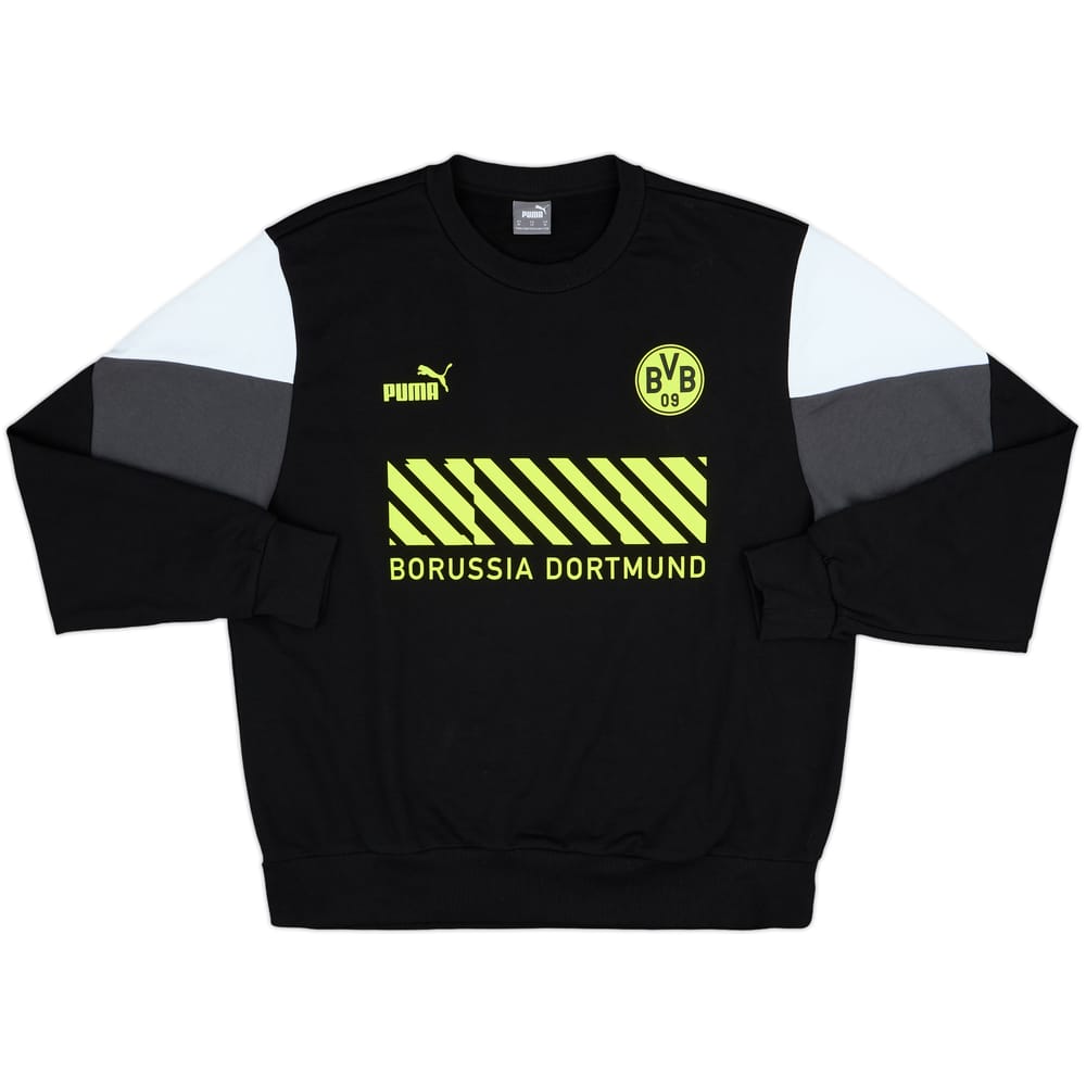 2021-22 Borussia Dortmund Puma Sweat Top - 8/10 - (XL)