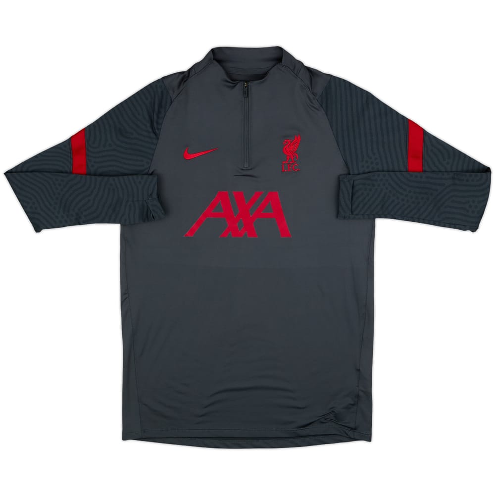 2020-21 Liverpool Nike 1/4 Zip Training Top - 8/10 - (M)