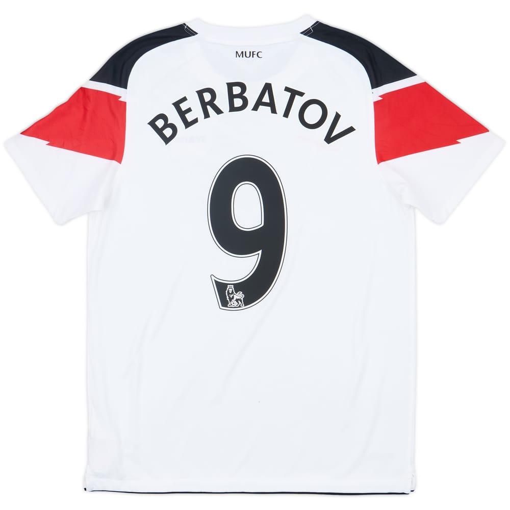 2010-12 Manchester United Away Shirt Berbatov #9 - 8/10 - (XL.Boys)
