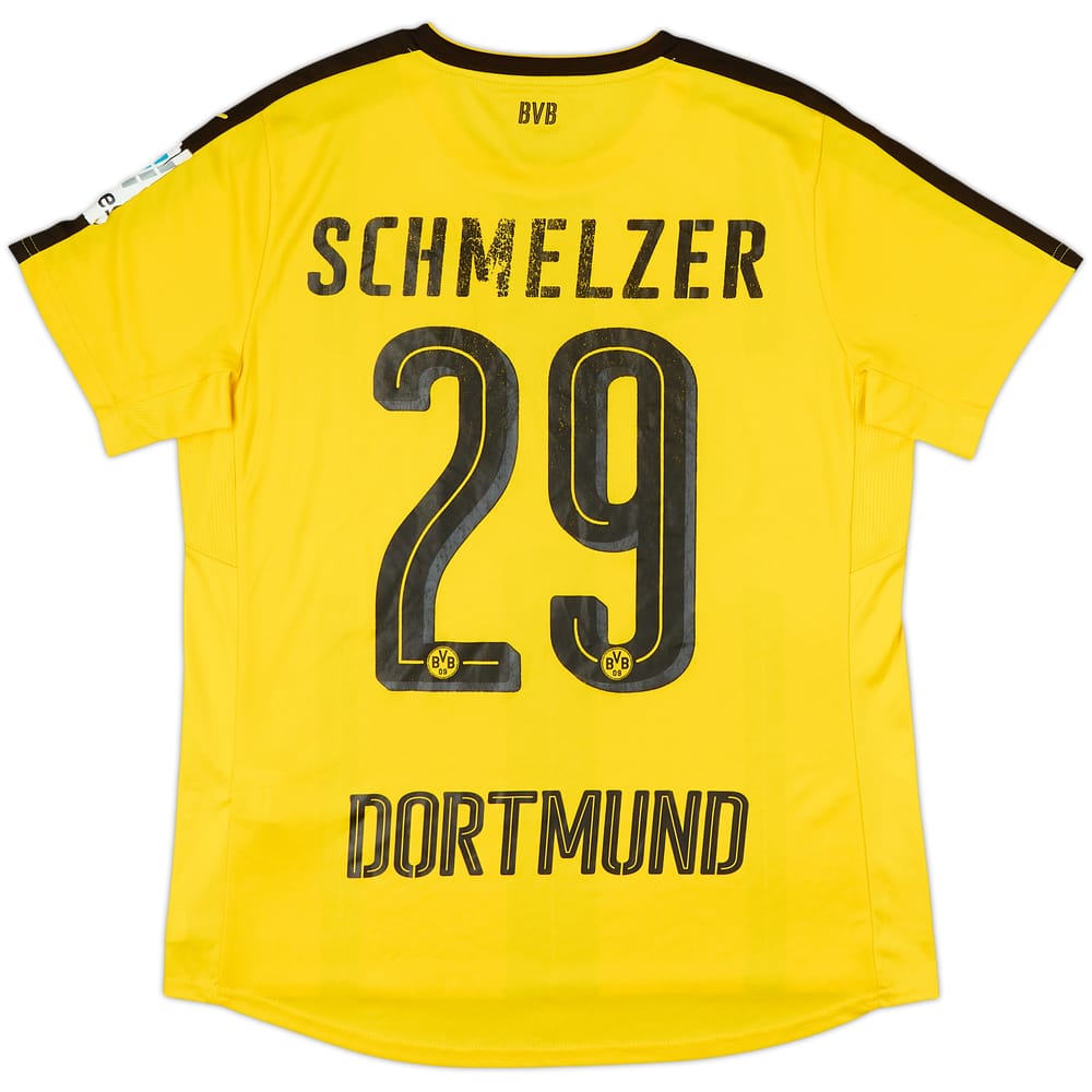 2016-17 Borussia Dortmund Home Shirt Schmelzer #29 - 5/10 - (Women's L)