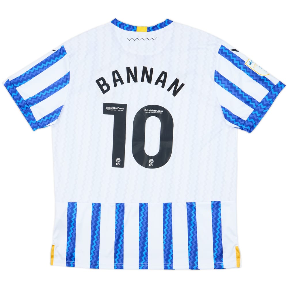 2024-25 Sheffield Wednesday Home Shirt Bannan #10 - 8/10 - (3XL)