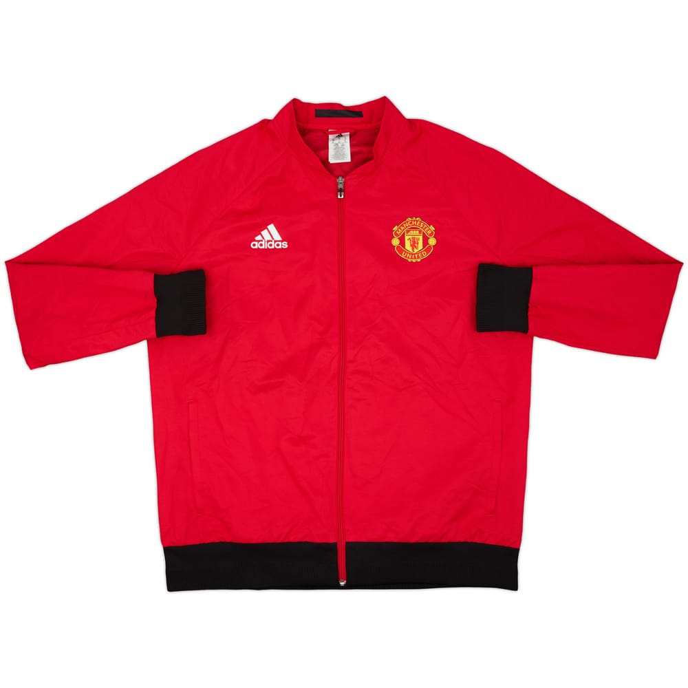 2015-16 Manchester United adidas Track Jacket - 8/10 - (XL)