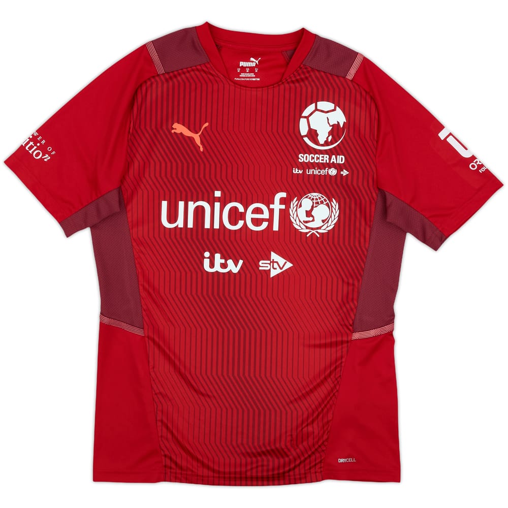 2020 Soccer Aid World XI Puma Training Shirt - 10/10 - (M)