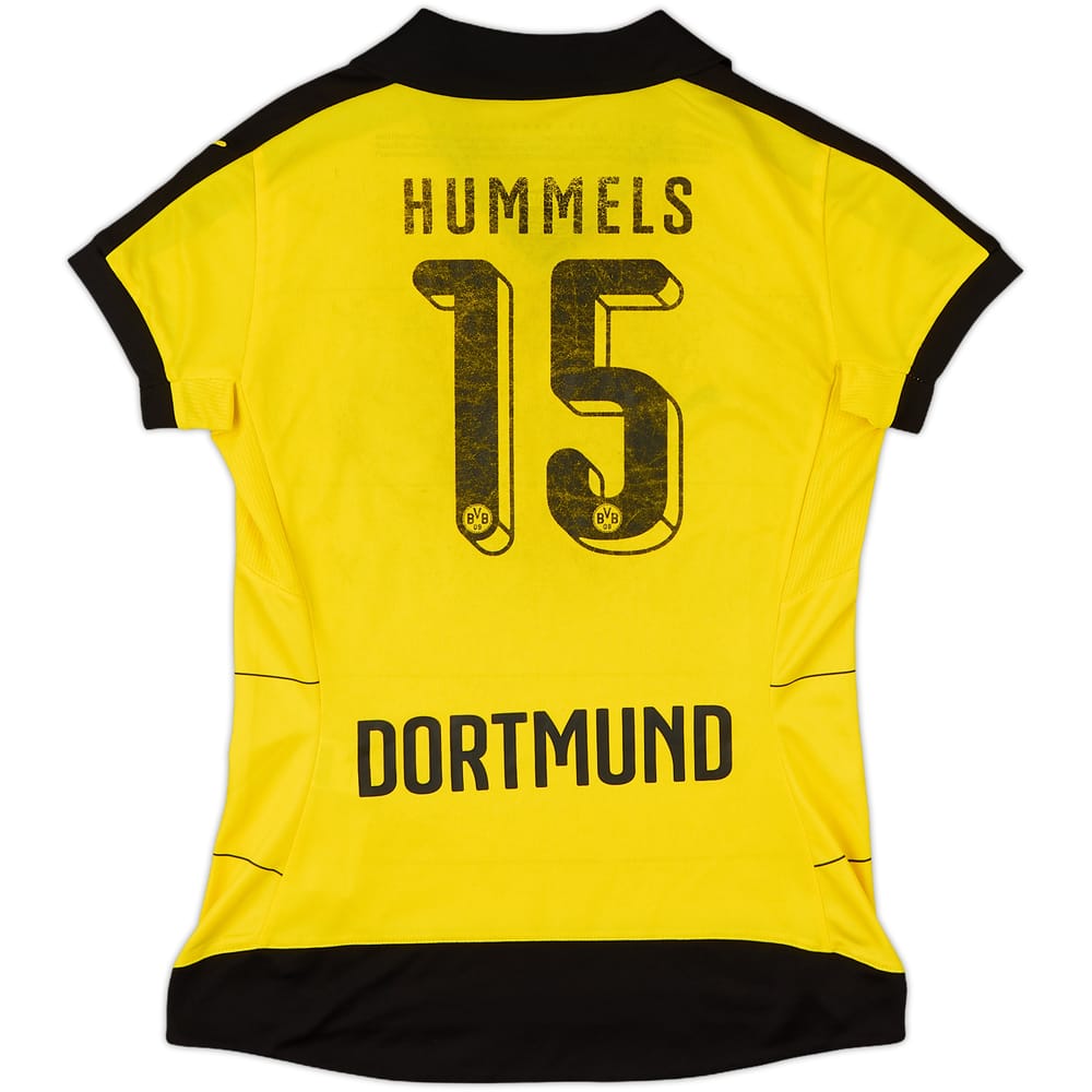 2015-16 Borussia Dortmund Home Shirt Hummels #15 - 5/10 - (Women's S)