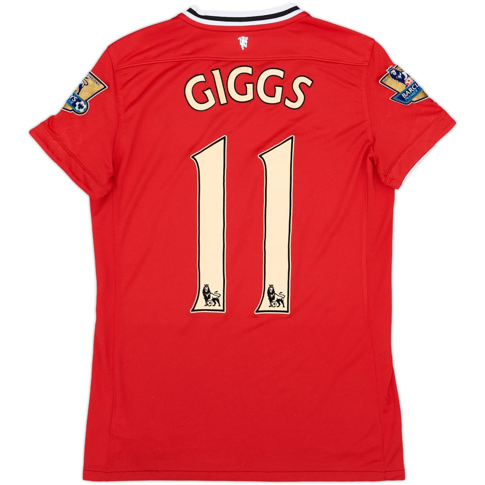 2011-12 Manchester United Home Shirt Giggs #11 - 6/10 - (Women's M)