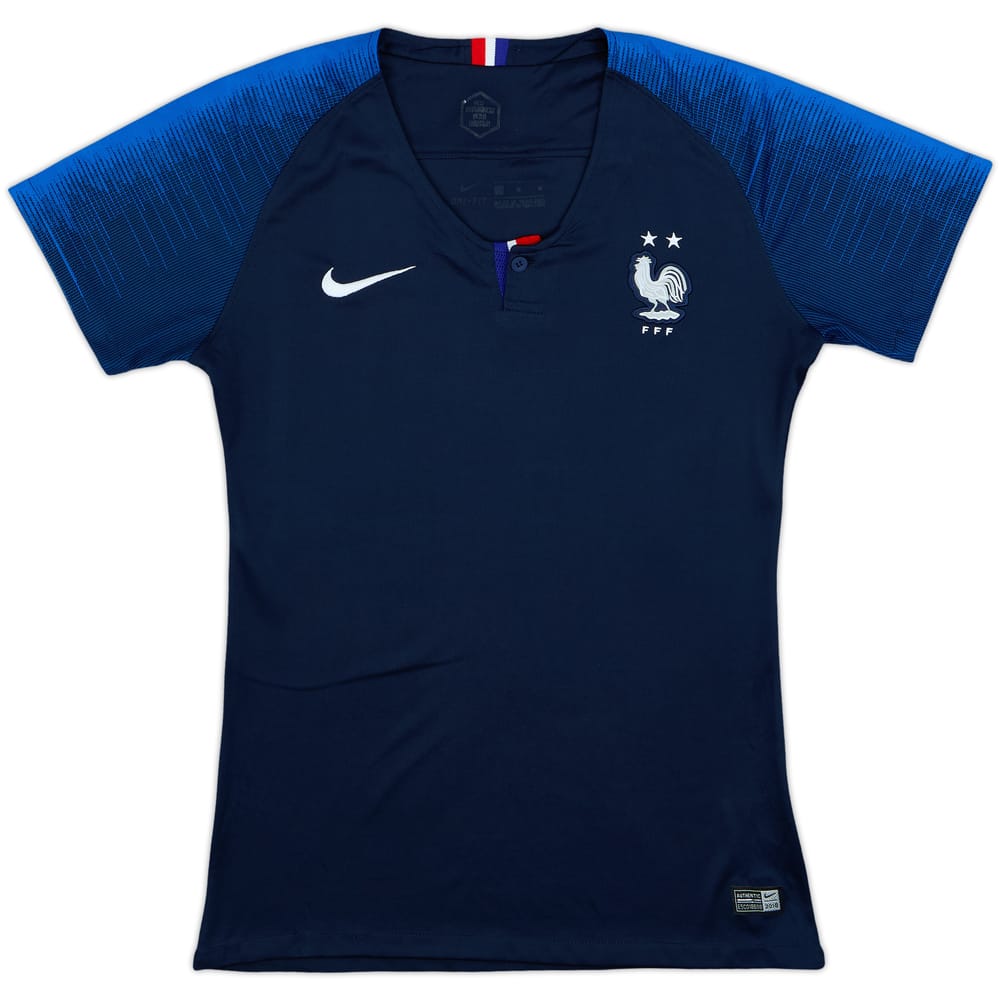 2018 France Home Shirt - 8/10 - (Women's XS)